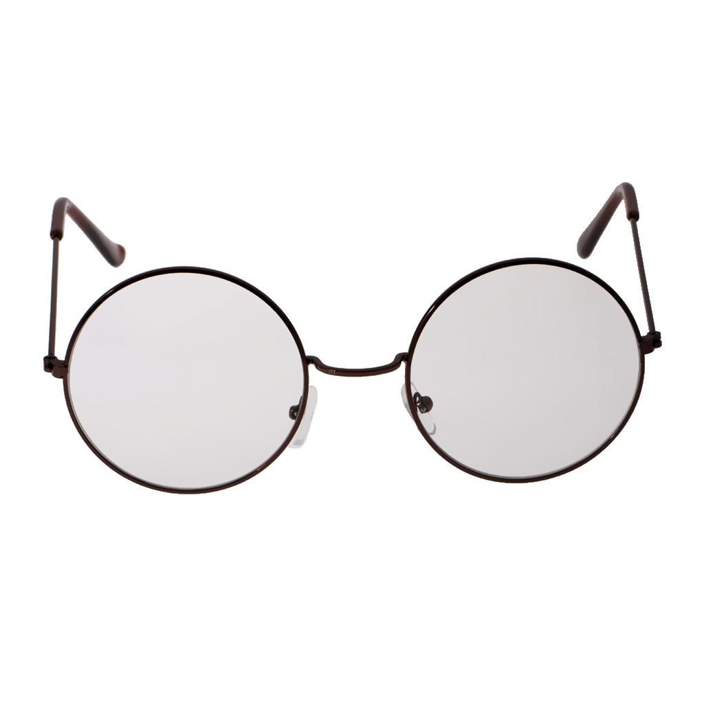 Fashion Vintage Round Circle Eyeglasses Frame Myopia Bronze