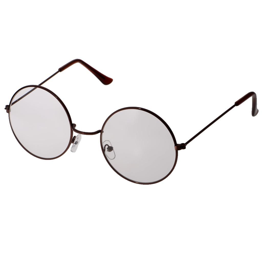 Fashion Vintage Round Circle Eyeglasses Frame Myopia Bronze