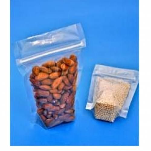 Stand-Up Ziplock Transparent Food Pouch - 16*26cm/600g