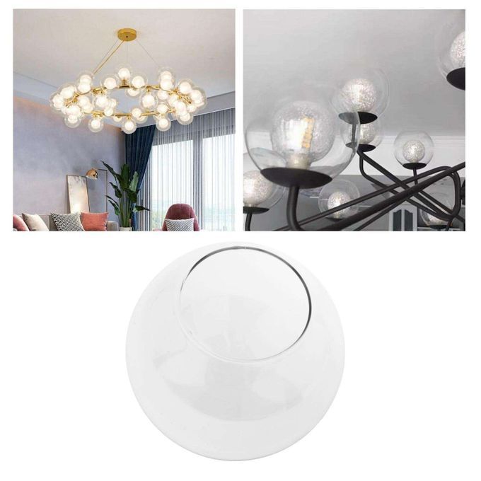 Creative Glass Globe Lamp Shade Multiple Styles Handmade Clear D13cm