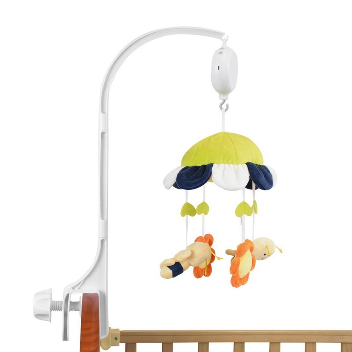 Adjustable Baby Crib Bed Bell Toys Holder Arm Bracket Hanging Bracket