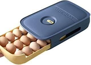 30 Grids Auto Sliding Egg Carrier Box