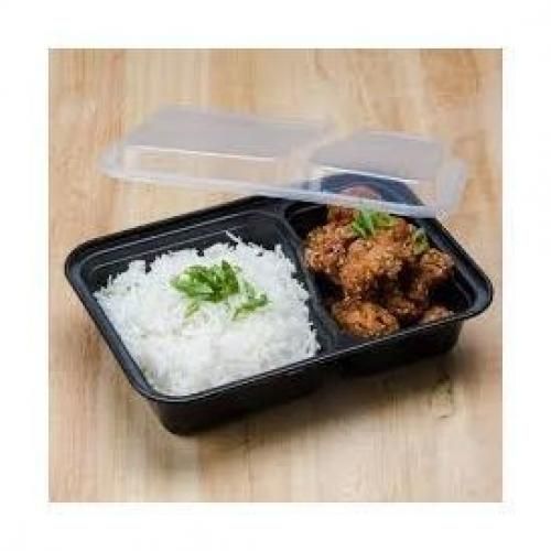 50pcs Take Away Plate With Spoon