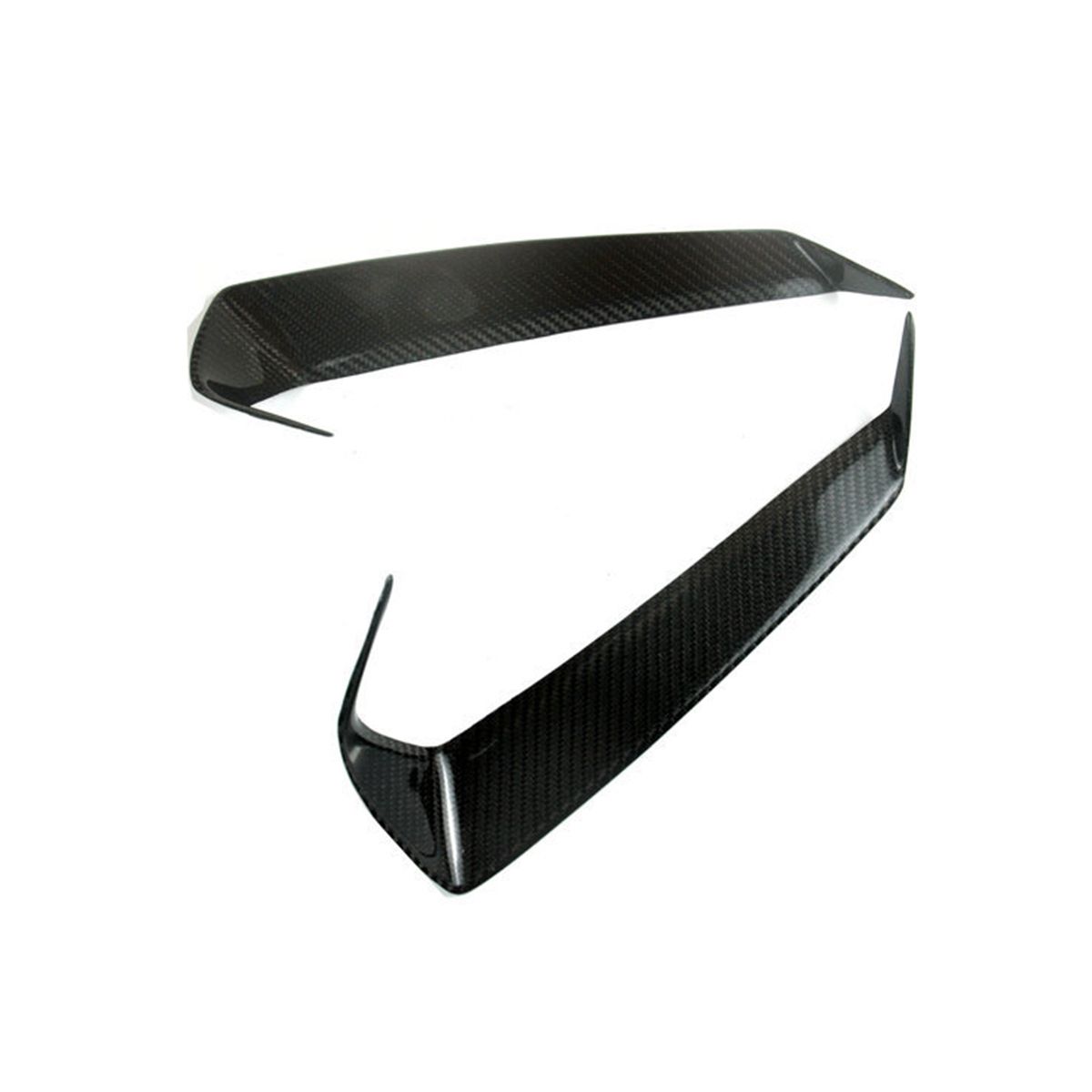Car Real Carbon Fiber Front Head Light Lamp Eyebrow Frame Cover for Nissan GTR R35 2008-2016