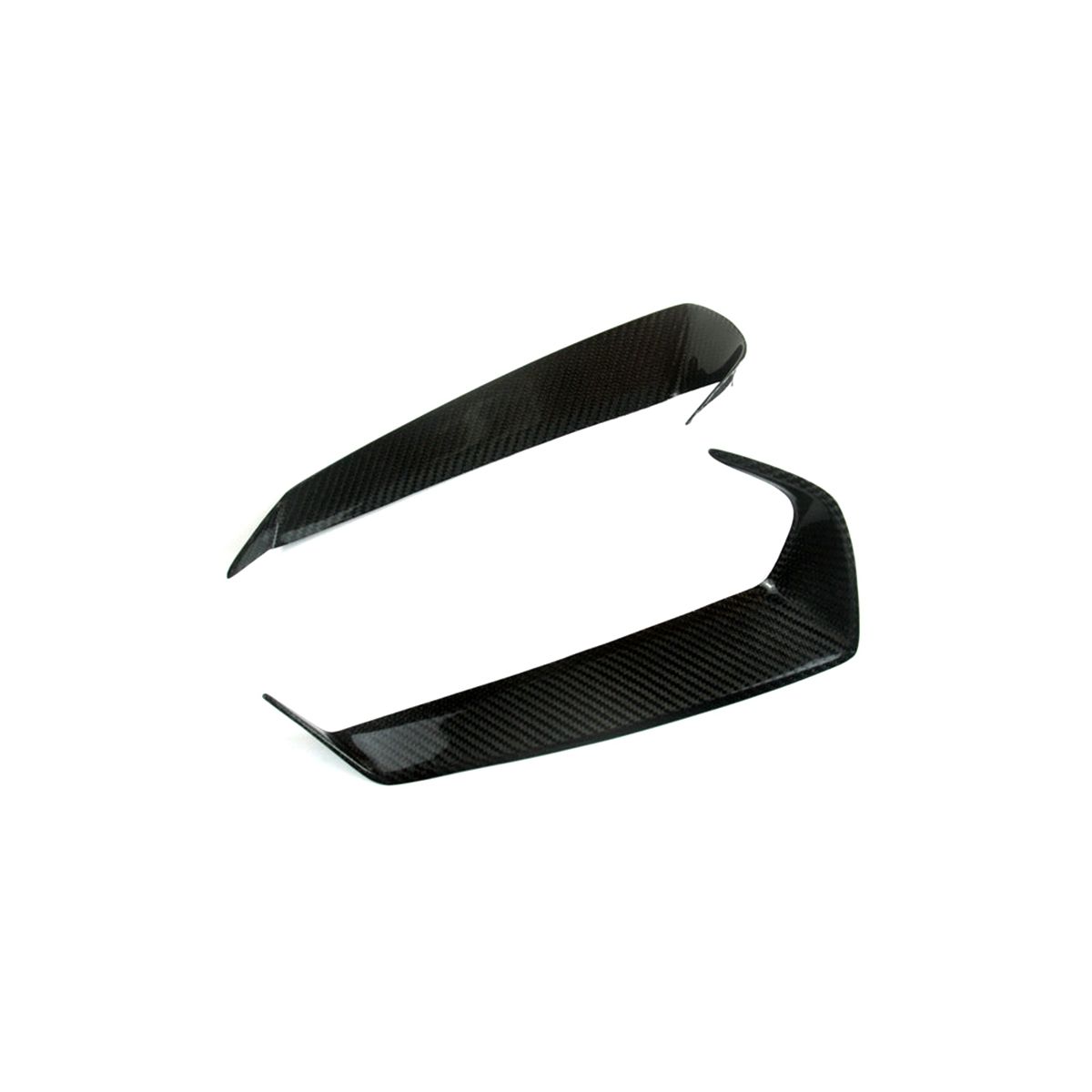 Car Real Carbon Fiber Front Head Light Lamp Eyebrow Frame Cover for Nissan GTR R35 2008-2016