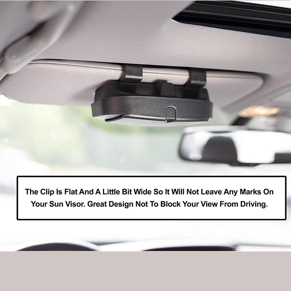 Car Sun Visor Sunglasses Case Holder Eye Glasses Organizer
