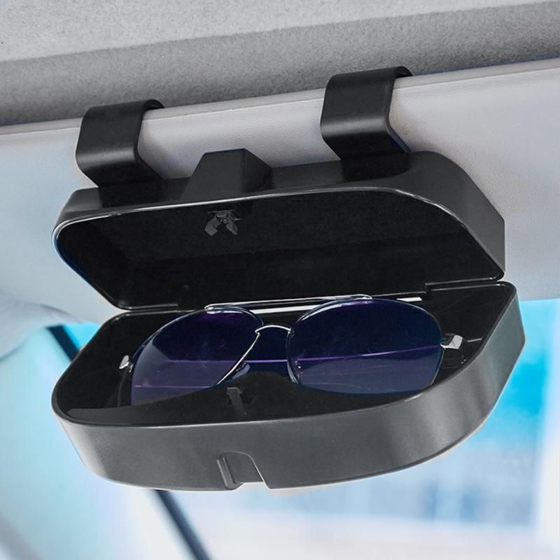 Car Sun Visor Sunglasses Case Holder Eye Glasses Organizer