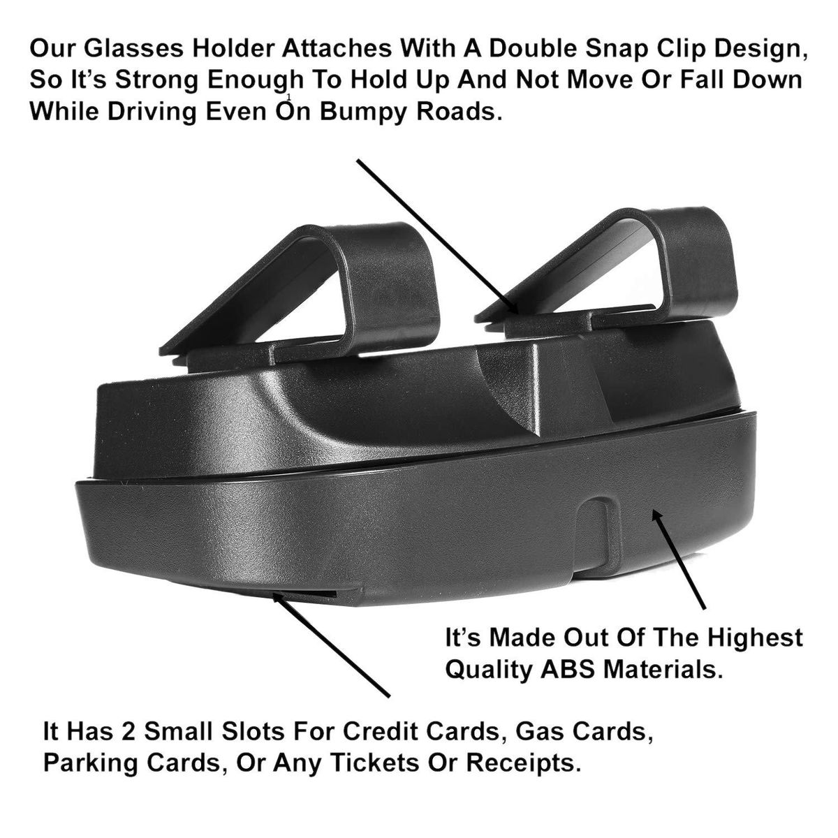 Car Sun Visor Sunglasses Case Holder Eye Glasses Organizer