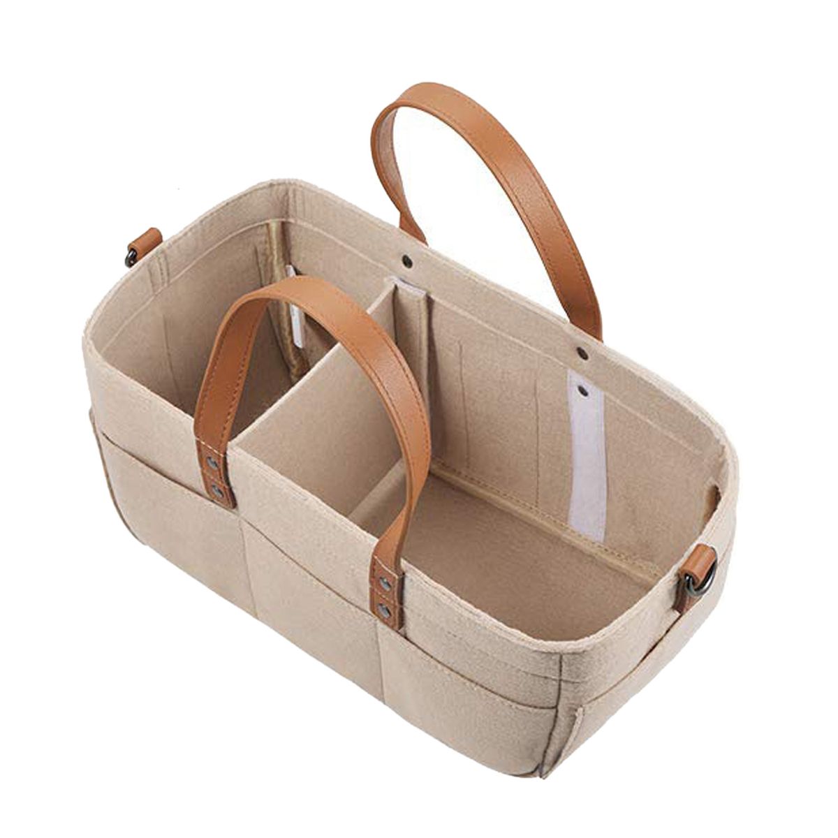 Baby Diaper Caddy Organizer - Baby Shower Basket Portable