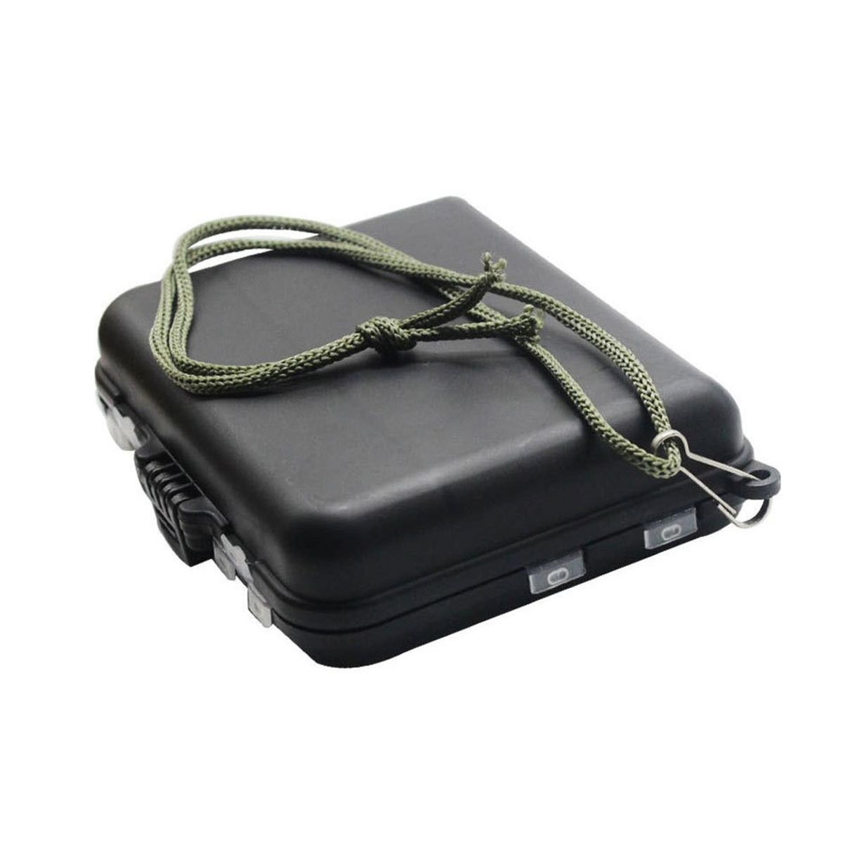 Fishing Storage Box Fishing Baits Hooks Accessories Organizer Case Black
