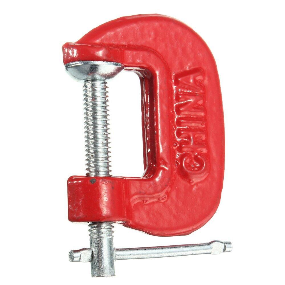 1"/25mm -clamp G-clamp Heavy Duty Metal Woodworks Handyman Carpenter Vise Grip Tools Red