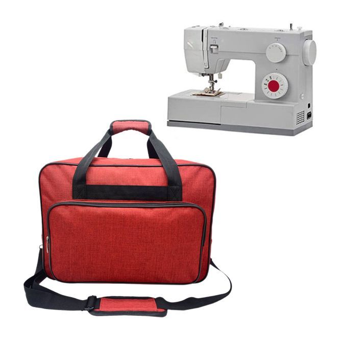 Sewing Carry Bag Hold All Strong Large Storage Craft Travel School Red