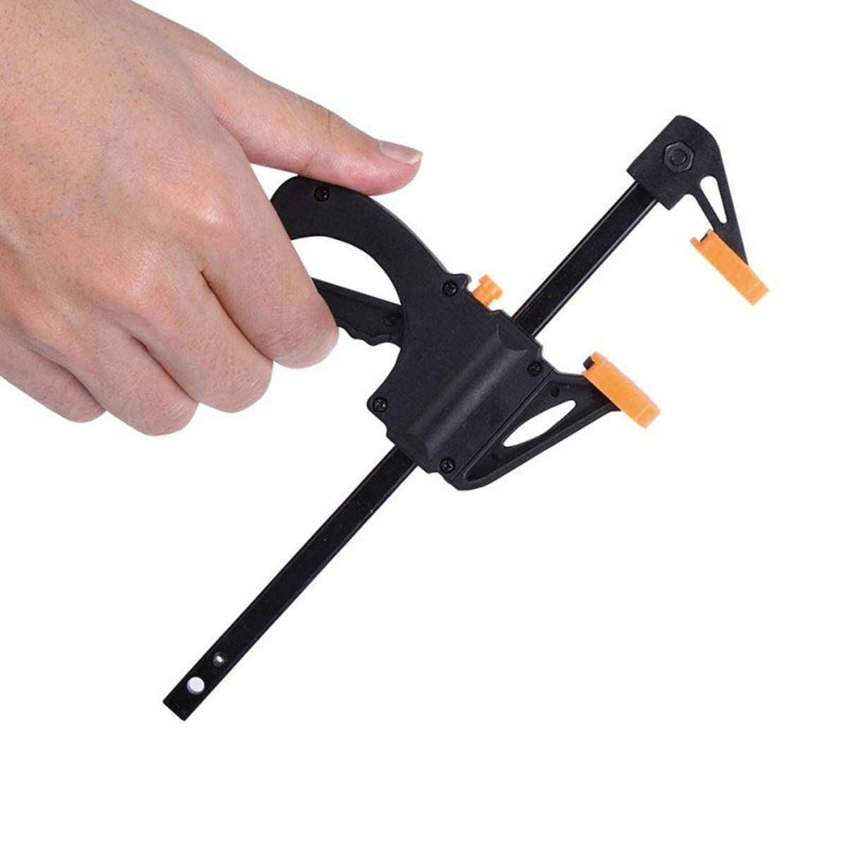 4Inch Wood Working Bar F Clamp Grip Ratchet Release Squeeze DIY Hand