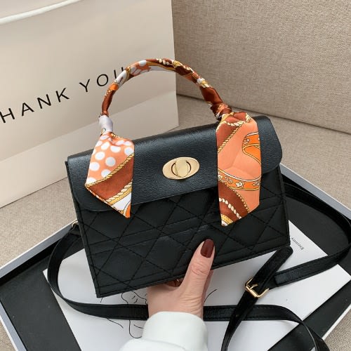 New Female Unique Hand Bags -black