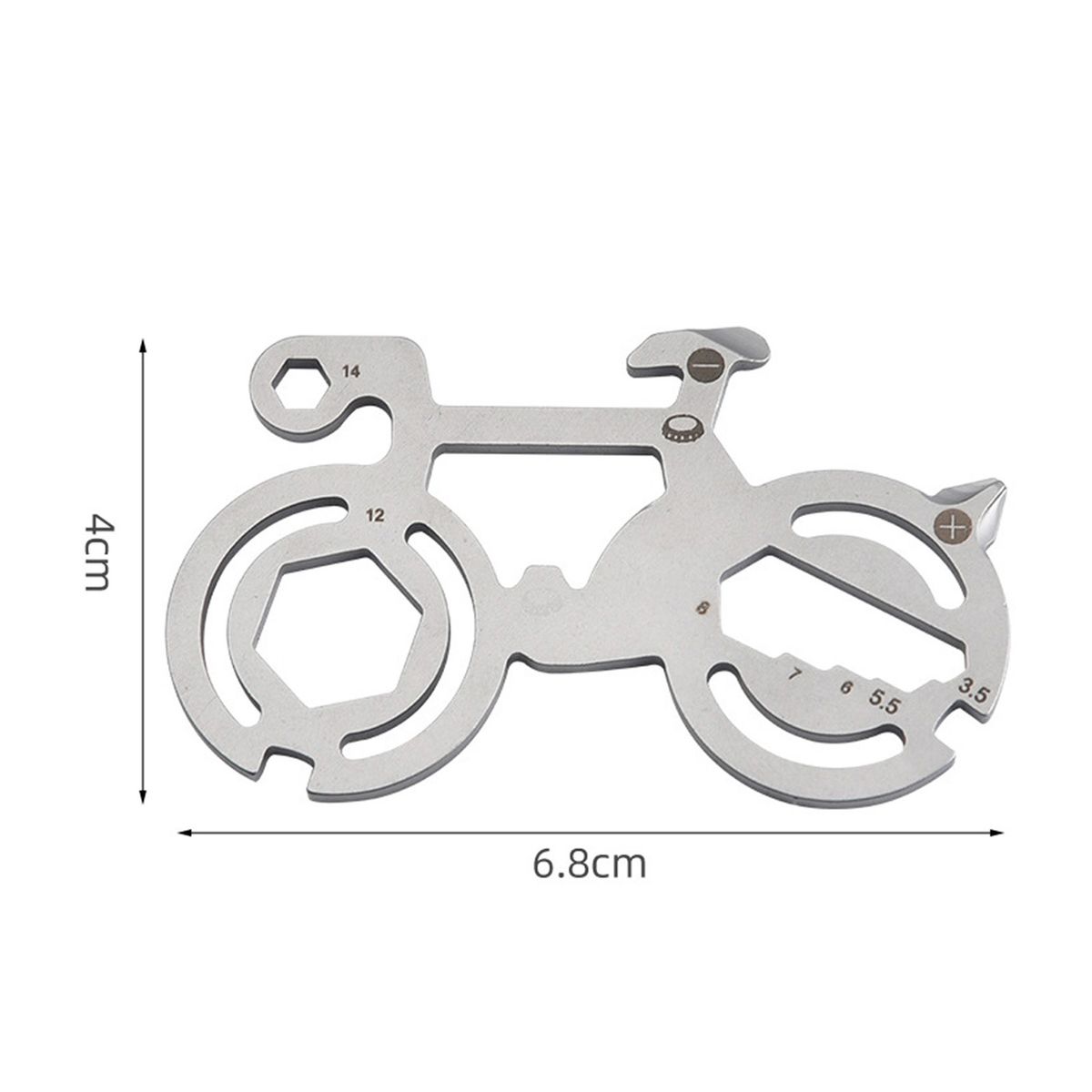 Multi Tool Tools Card Bike-Shape Bike Function Repair