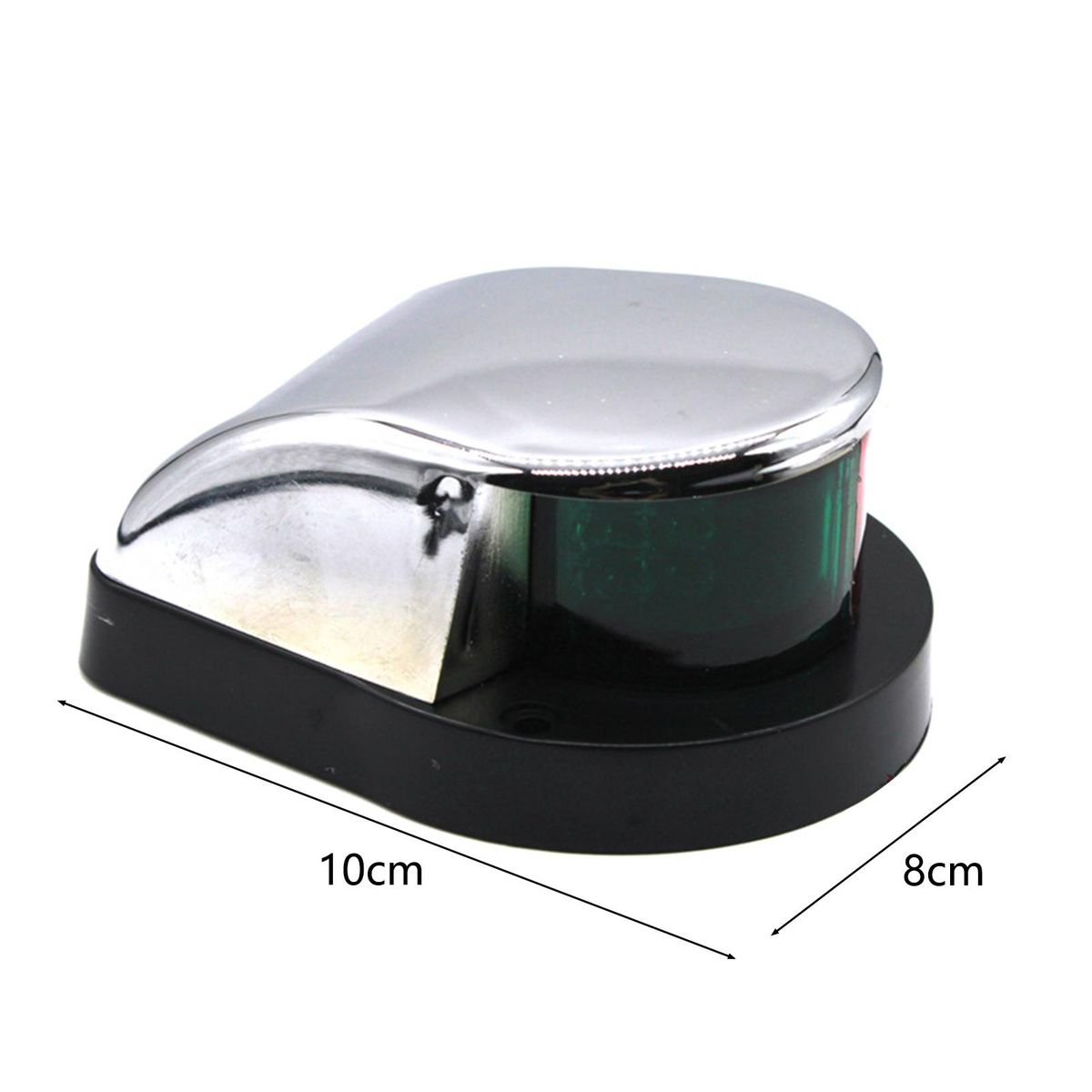 Yacht Light Red Green Signal Navigation Light Silver