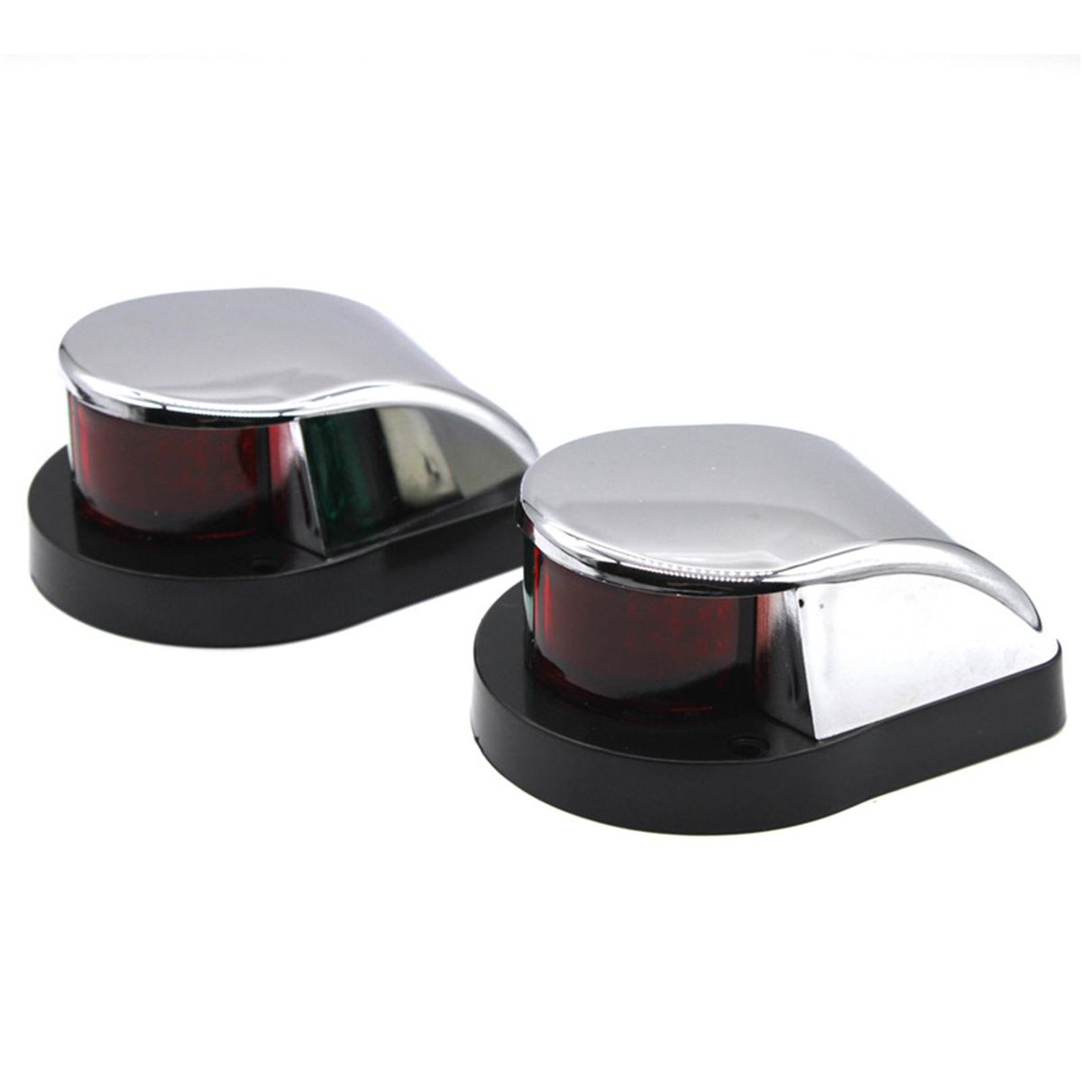 Yacht Light Red Green Signal Navigation Light Silver