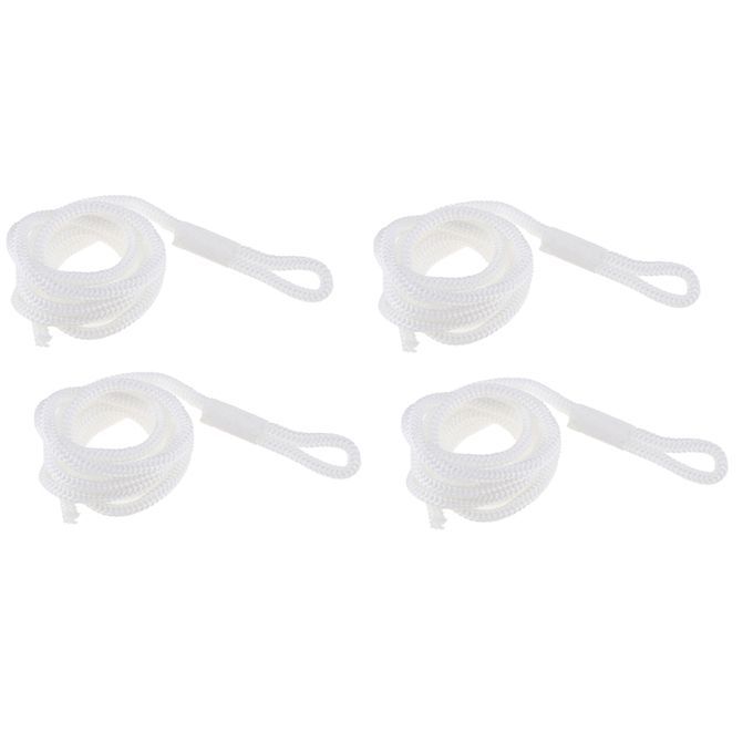 4pk Boat Docking Fender Bumper Line 14 X 5 White Braided Marine