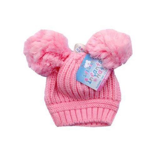 Baby Pom Pom Knitted Beanie Cap