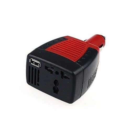75w Car Power Inverter - 12v Dc To 220v Ac + 5v Usb Port