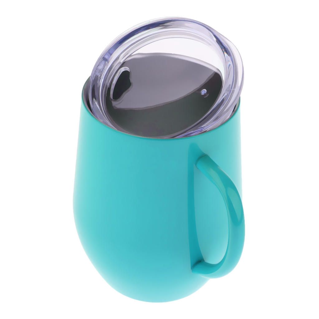 1 Insulated Mug With Handles Coffee Cups Light Green