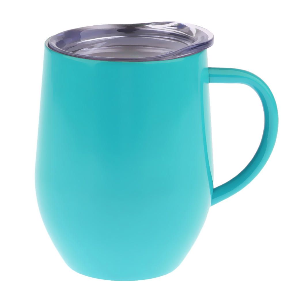 1 Insulated Mug With Handles Coffee Cups Light Green