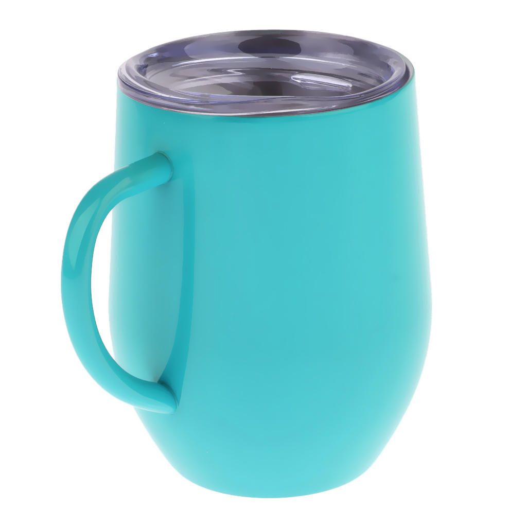 1 Insulated Mug With Handles Coffee Cups Light Green