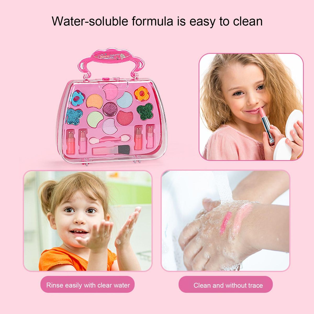 1 Set Childrens Makeup Set Play House Makeup Box