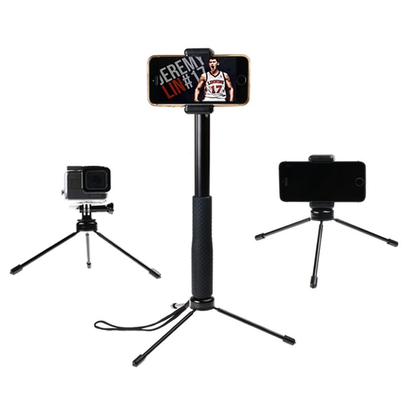 30-93cm Grip Foldable Tripod Holder Selfie Stick For GoPro