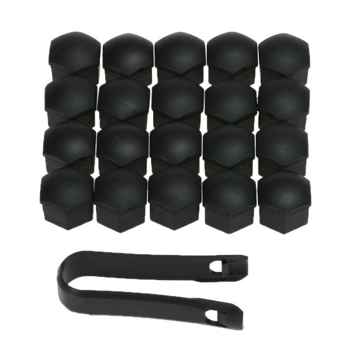 Set Of 20pcs Universal 17mm Plastic Car Wheel Nut Covers