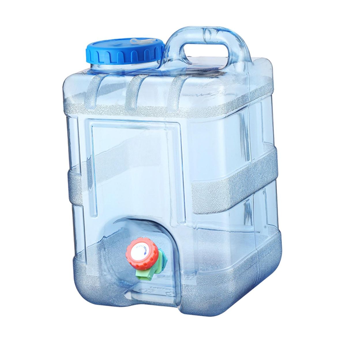 Water Container With Faucet Drink Dispenser Water Bottle Carrier For