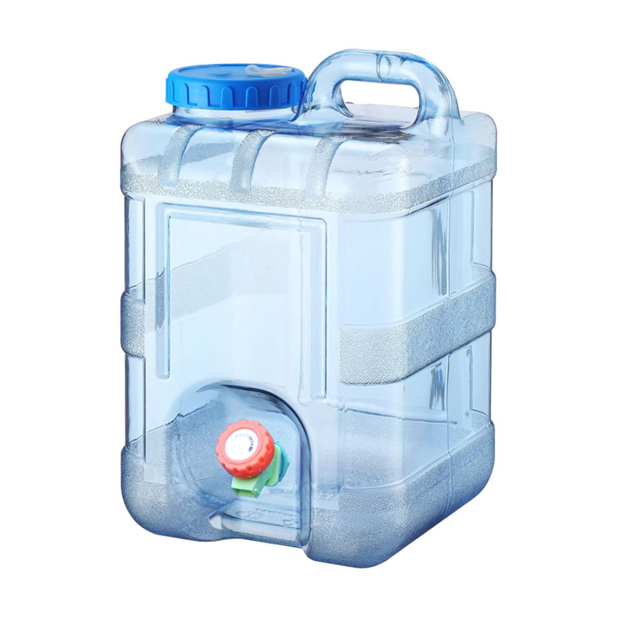 Water Container With Faucet Drink Dispenser Water Bottle Carrier For