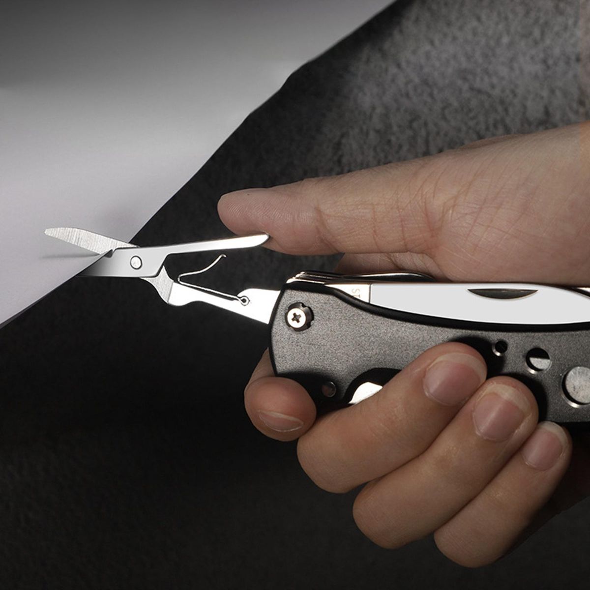 Multitool  Small For Men With Pocket Clip Black