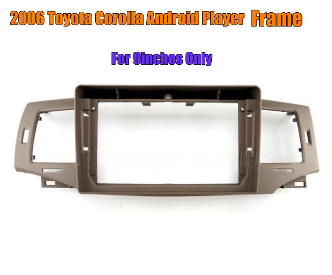 2006 Toyota Corolla Android Large Player Panel Frame For Installation