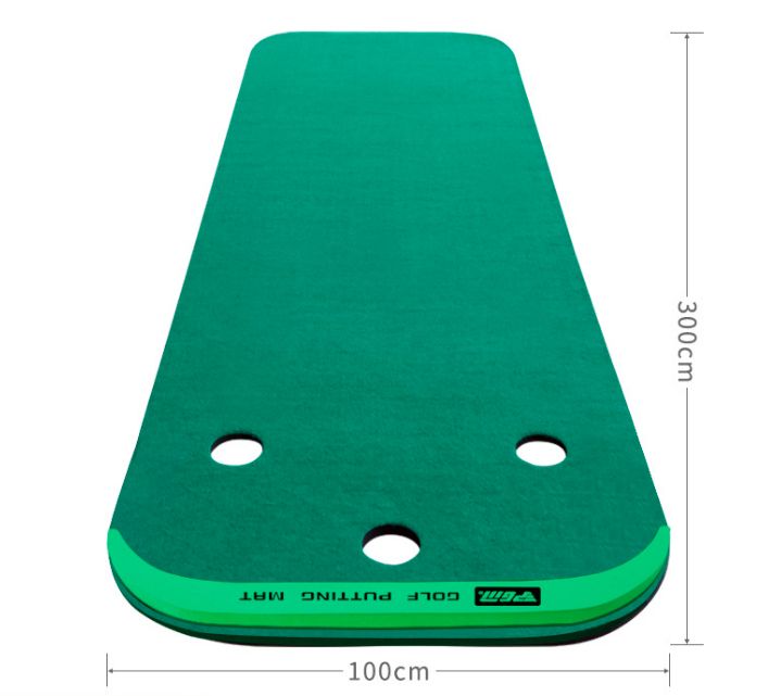 Indoor Golf Putter Practice Equipment - Matt + Club + Balls