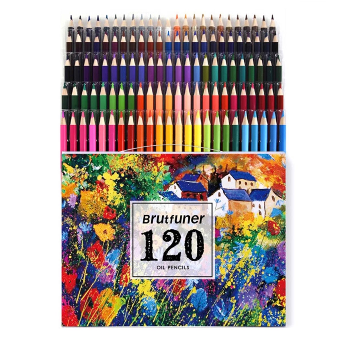 48/72/120/160/180 Oil Colored Pencils Set Pre-Sharpened