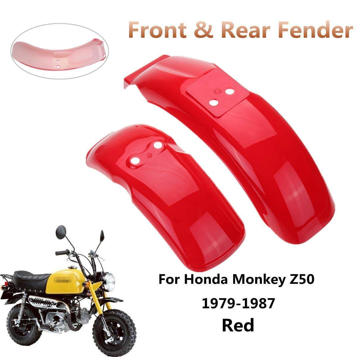 Front Rear Fender Guard For Honda Monkey Z50 Z50R 50J Skyteam Z50 Gorilla Bike #Red Beige