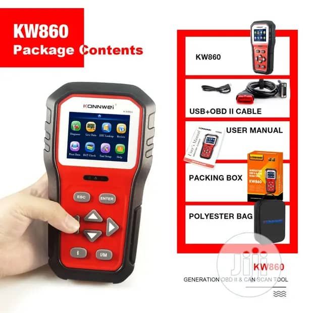KW860 OBD2 Diagnostic Tool Car Scanner Diagnostic For All Cars And Trucks
