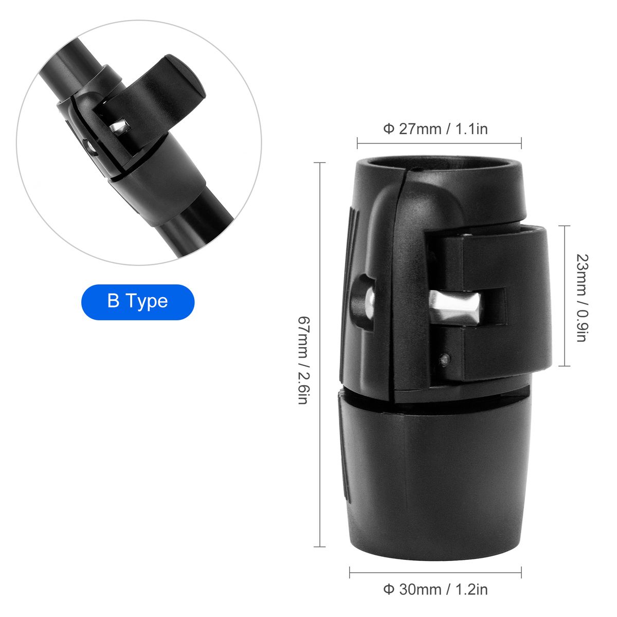 SUP Paddle Clamp Quick Release Paddle Shaft Clamp Adjuster