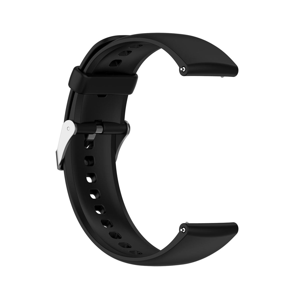 22mm Wristwatch Band Replaceable Sweat-proof-Black