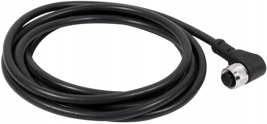 2M aviation socket cable with 8-pin M12 bend female connector
