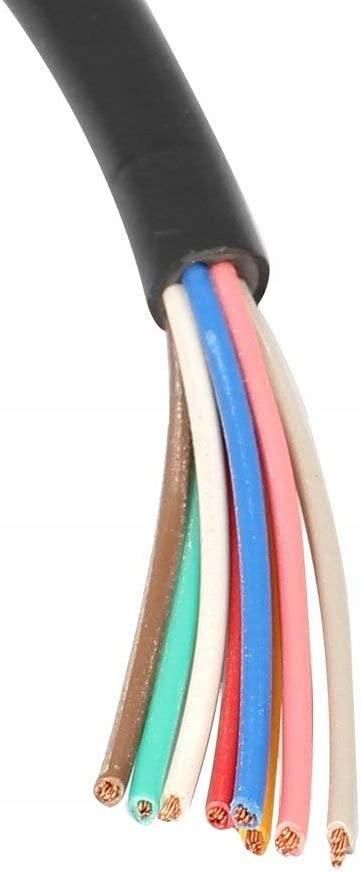 2M aviation socket cable with 8-pin M12 bend female connector