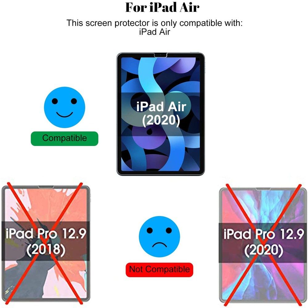 Tempered Glass Screen Protector For IPad Air 4 10.9 IPad 2