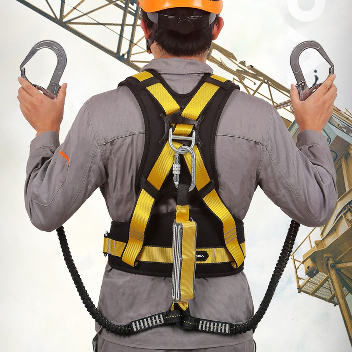 Climbing Harness Safety Chest Belt Tree Climbing Single Safety Belt