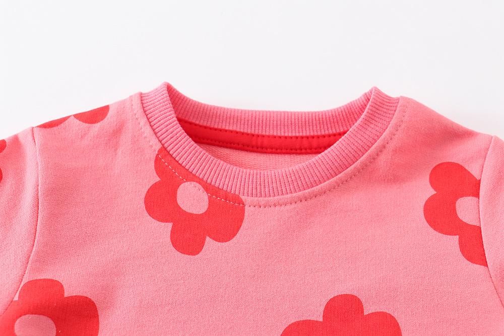 Girls' Sweater Knitted Terry Cotton Long Sleeve Cartoon Sweater New Boys Autumn Clothing E