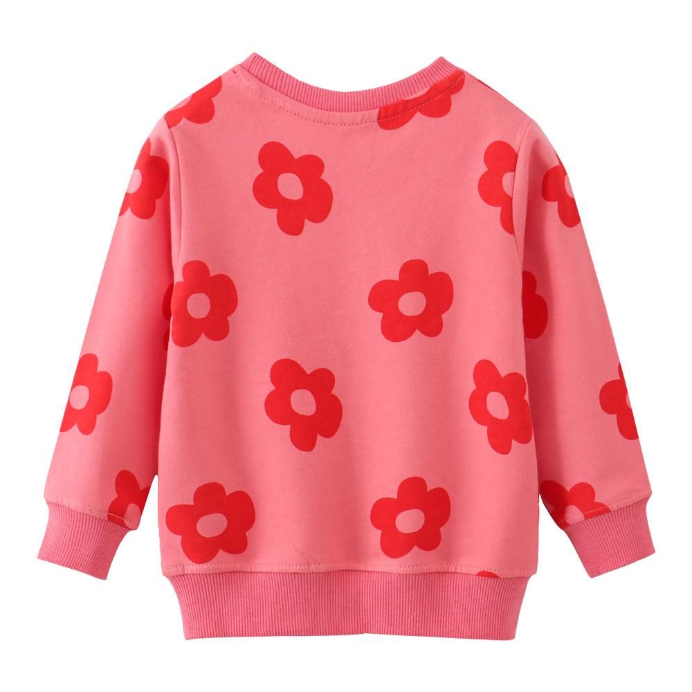 Girls' Sweater Knitted Terry Cotton Long Sleeve Cartoon Sweater New Boys Autumn Clothing E