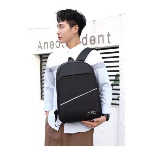 Casual Anti Theft Travel Business Backpack & Laptop Bag With Usb Charging Port- Black
