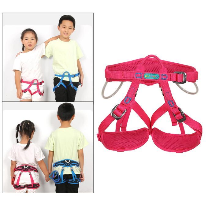 2 Sets Half Body Safety Rock Climbing Fall Protection Harness Belt