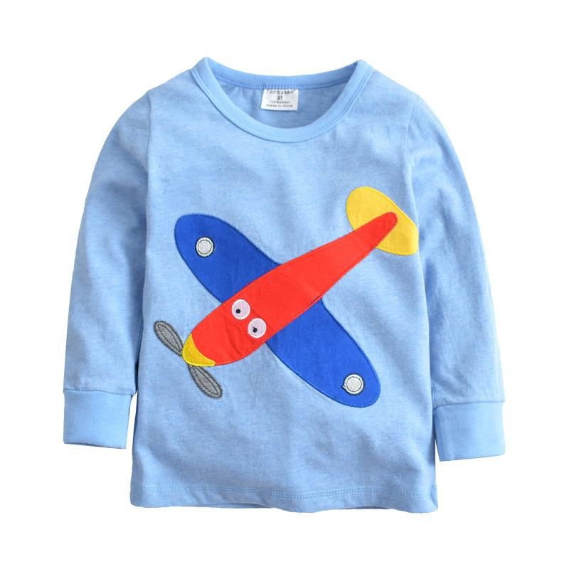 Boys And Girls Hot Sale Long Sleeve Children's Clothing T-Shirt Children Pure Children T-S
