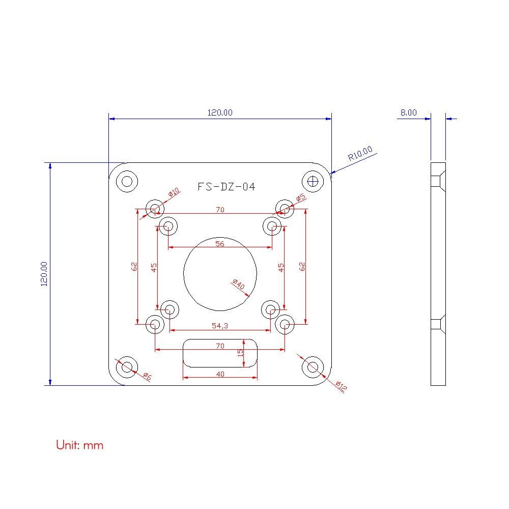Aluminum Router Table Insert Plate Red Universal Trimming